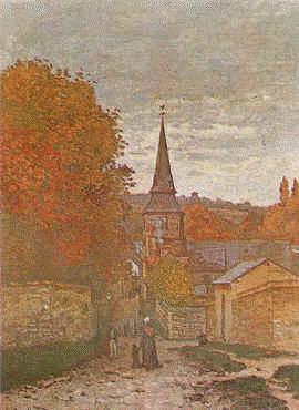Claude Monet Street in Fecamp oil painting picture
